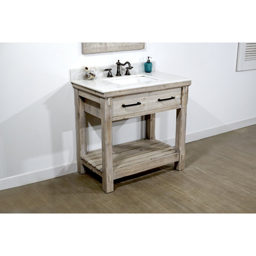 Millwood Pines Jude 37'' Free Standing Single Bathroom Vanity with